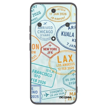 Picasee husă neagră din silicon pentru Honor Magic5 Lite 5G - PASSPORT EDITION