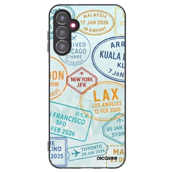 Picasee husă neagră din silicon pentru Samsung Galaxy A14 4G A145R - PASSPORT EDITION