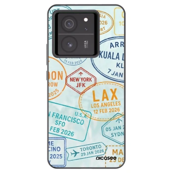Picasee husă neagră din silicon pentru Xiaomi 13T Pro - PASSPORT EDITION