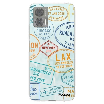 Picasee husă transparentă din silicon pentru Motorola Edge 30 Neo - PASSPORT EDITION