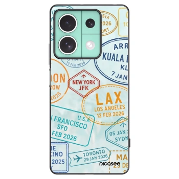 Picasee husă neagră din silicon pentru Xiaomi Redmi Note 13 5G - PASSPORT EDITION