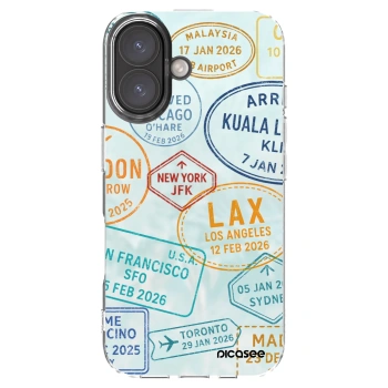 Picasee husă transparentă din silicon pentru Apple iPhone 16 - PASSPORT EDITION