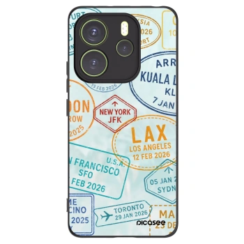 Picasee husă neagră din silicon pentru Xiaomi Redmi Note 14 4G - PASSPORT EDITION