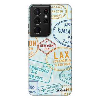 Picasee Fashion Case pentru Samsung Galaxy S21 Ultra 5G G998B - PASSPORT EDITION