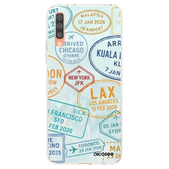 Picasee husă transparentă din silicon pentru Samsung Galaxy A70 A705F - PASSPORT EDITION