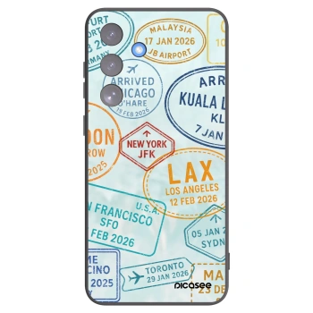 Picasee husă neagră din silicon pentru Samsung Galaxy S25 FE 5G - PASSPORT EDITION