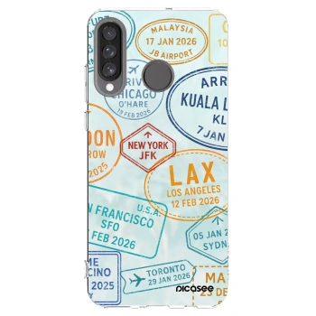 Picasee husă transparentă din silicon pentru Huawei P30 Lite - PASSPORT EDITION