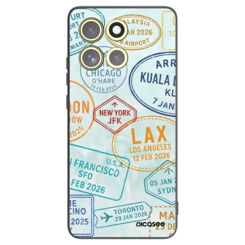 Picasee husă neagră din silicon pentru Motorola Moto G86 Power 5G - PASSPORT EDITION