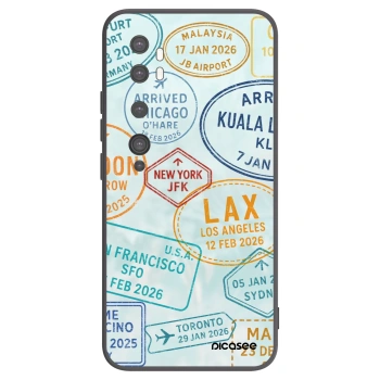 Picasee husă neagră din silicon pentru Xiaomi Mi Note 10 (Pro) - PASSPORT EDITION