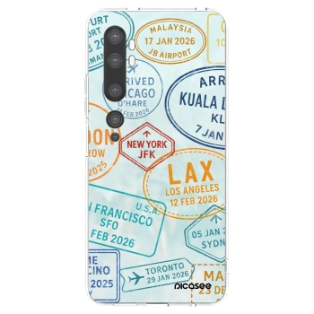 Picasee husă transparentă din silicon pentru Xiaomi Mi Note 10 (Pro) - PASSPORT EDITION