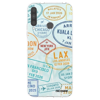 Picasee husă transparentă din silicon pentru Huawei P40 Lite E - PASSPORT EDITION