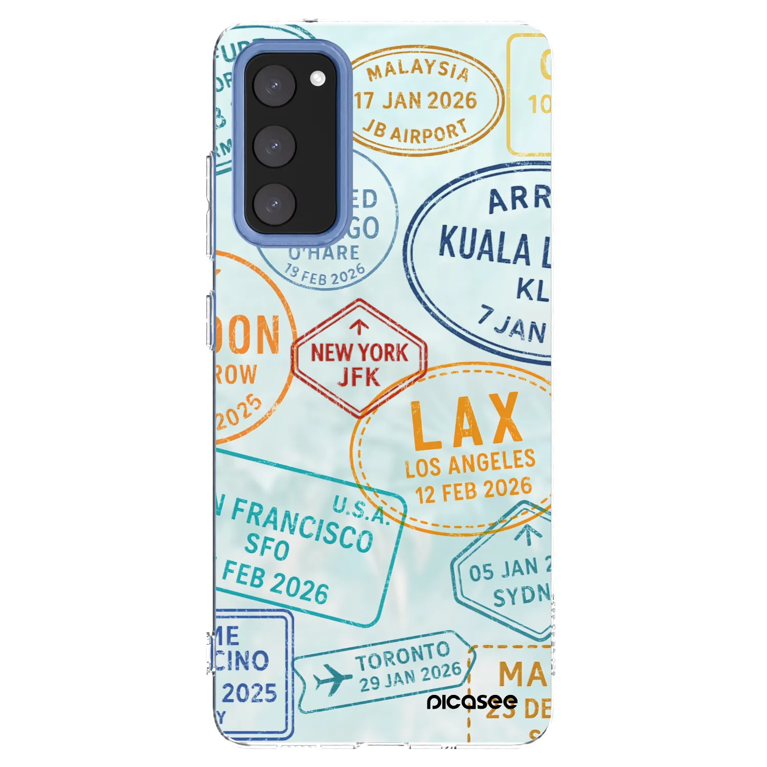 Picasee husă transparentă din silicon pentru Samsung Galaxy S20 FE - PASSPORT EDITION