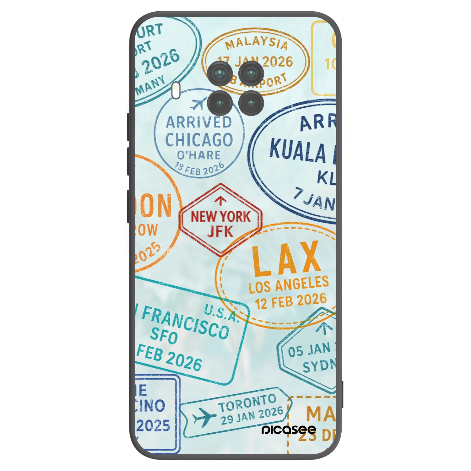 Picasee husă neagră din silicon pentru Xiaomi Mi 10T Lite - PASSPORT EDITION