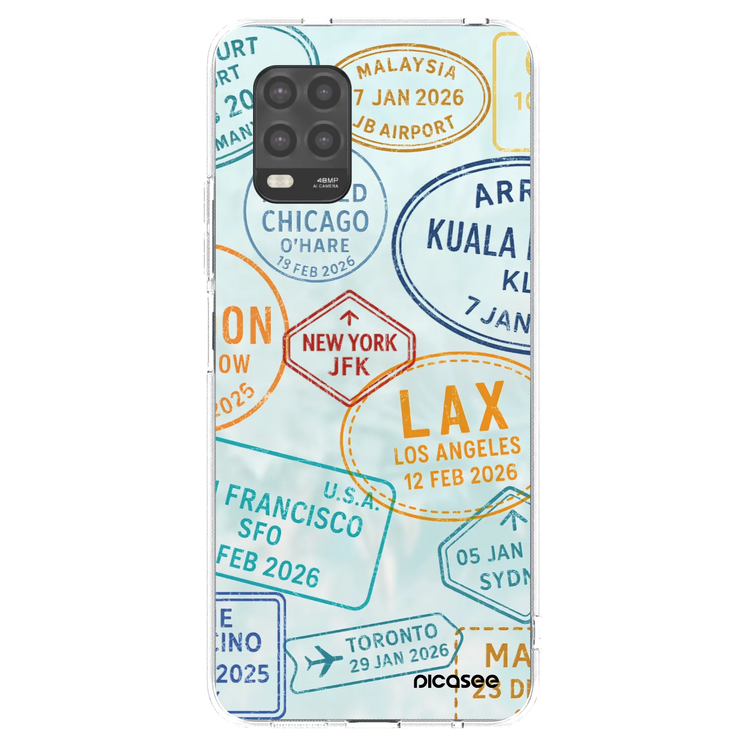Picasee husă transparentă din silicon pentru Xiaomi Mi 10 Lite - PASSPORT EDITION