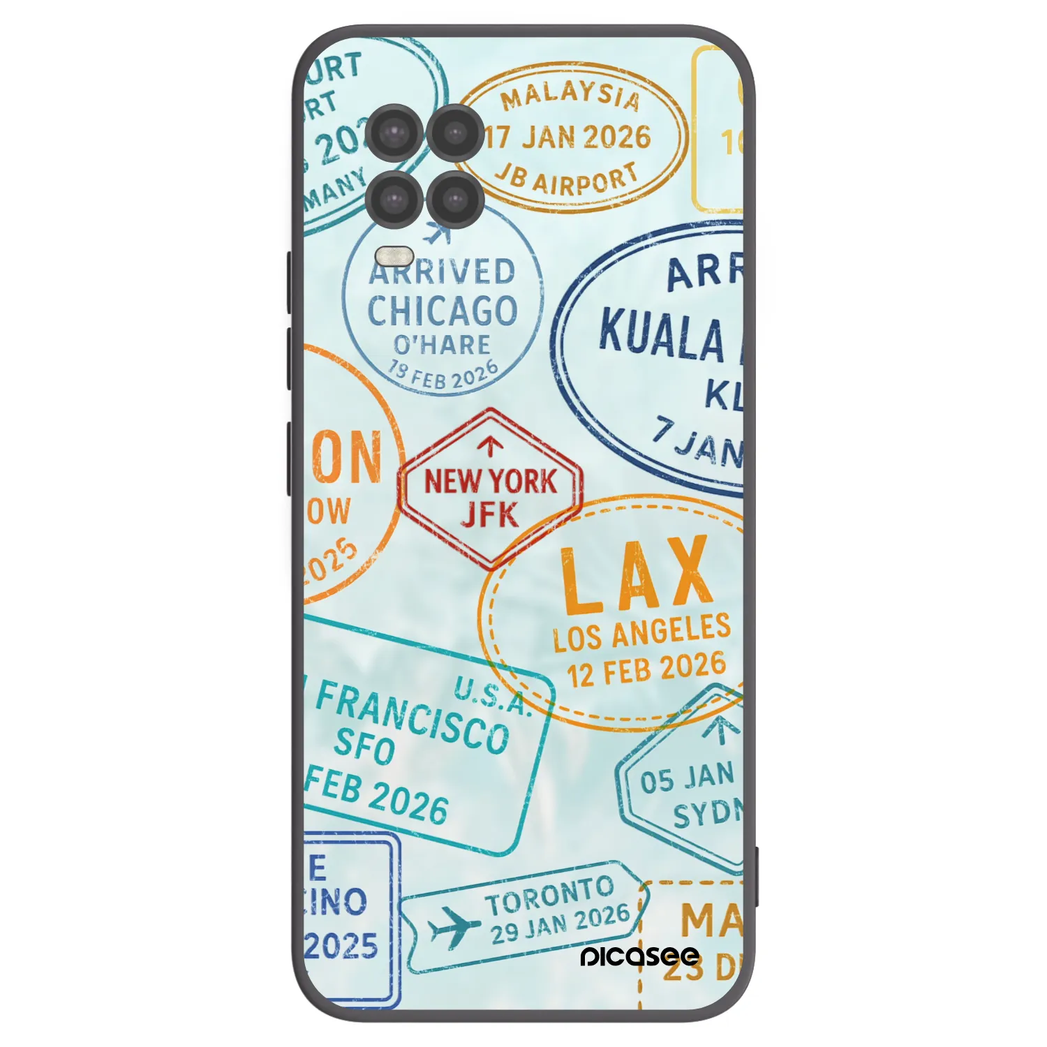 Picasee husă neagră din silicon pentru Xiaomi Mi 10 Lite - PASSPORT EDITION
