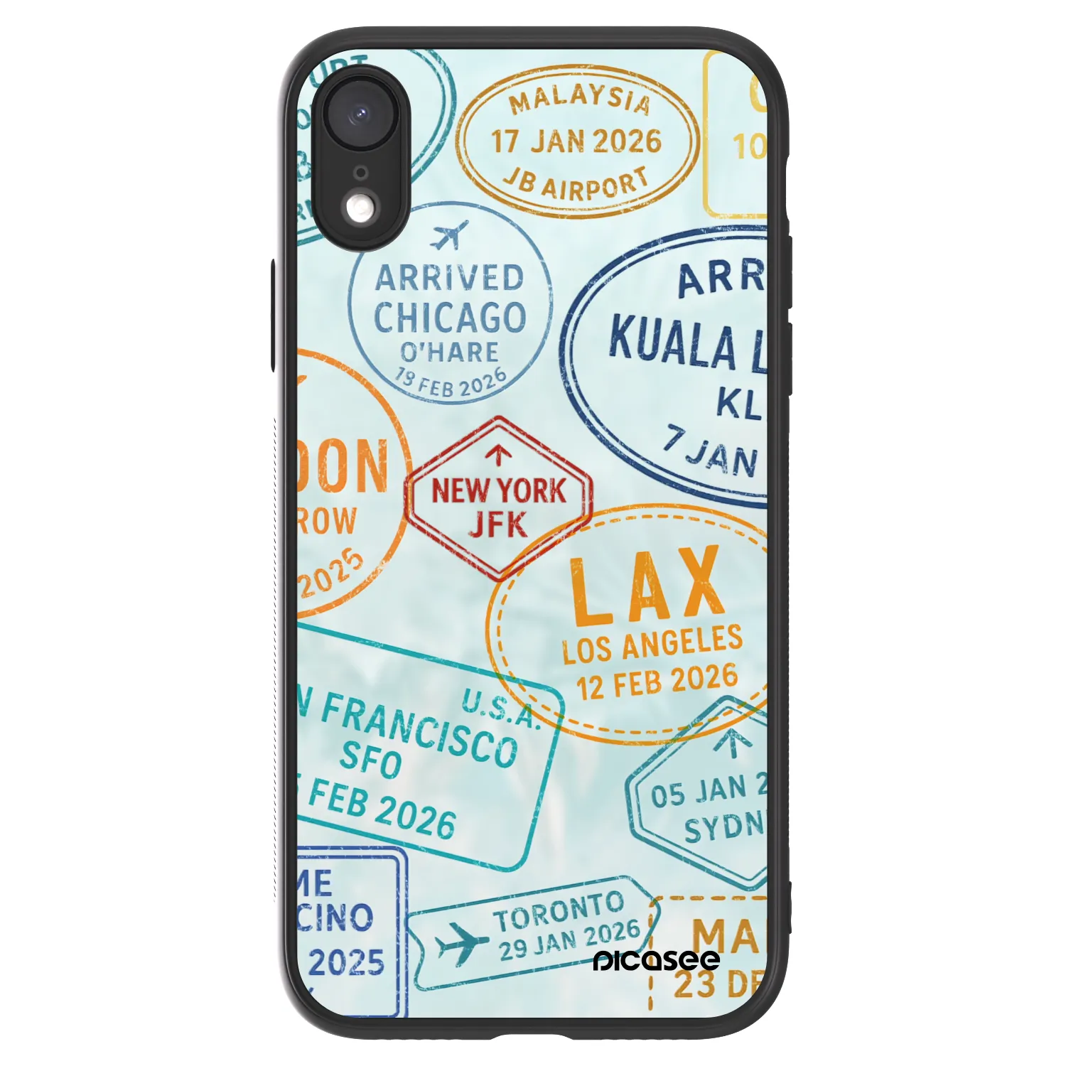Picasee ULTIMATE CASE pentru Apple iPhone XR - PASSPORT EDITION
