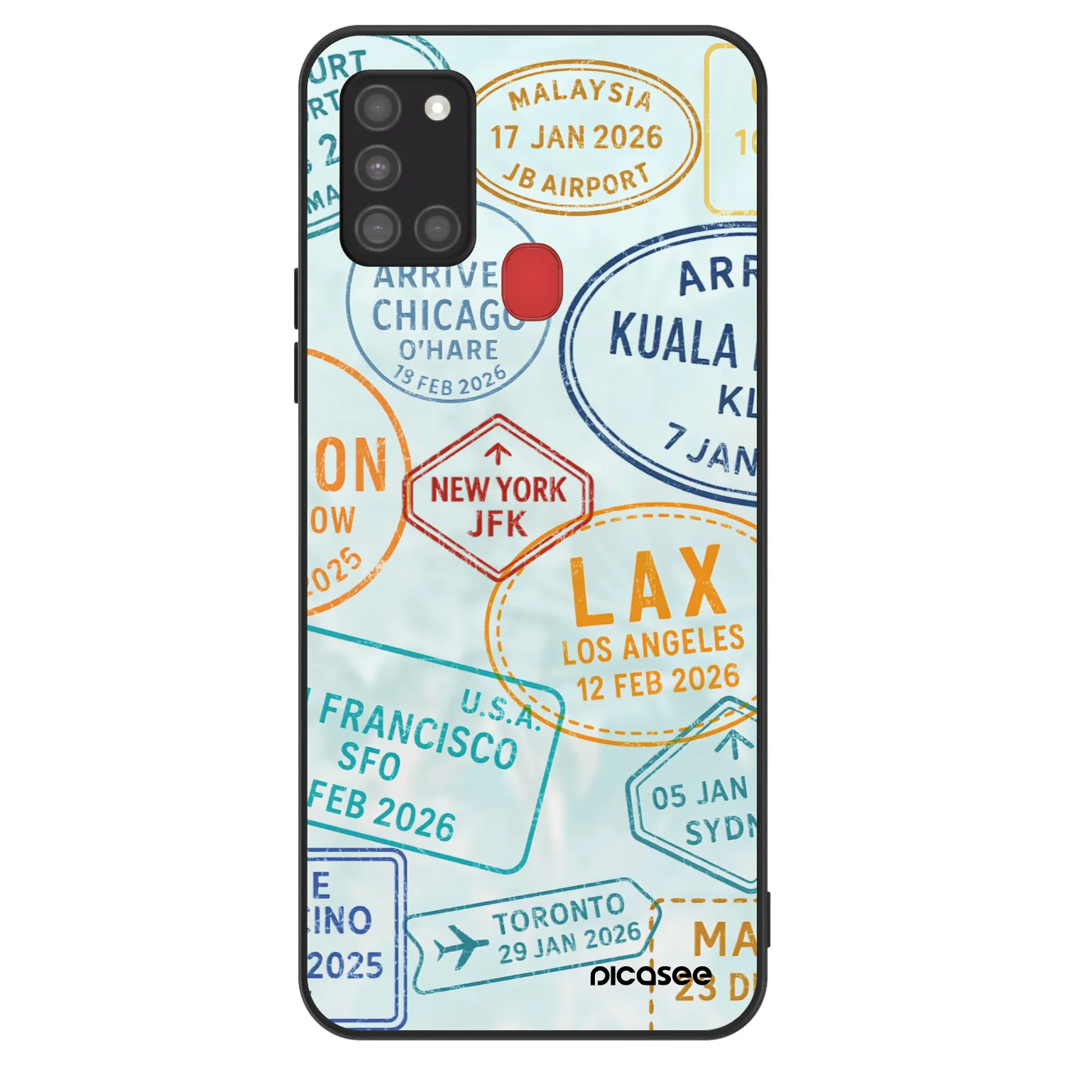 Picasee ULTIMATE CASE pentru Samsung Galaxy A21s - PASSPORT EDITION