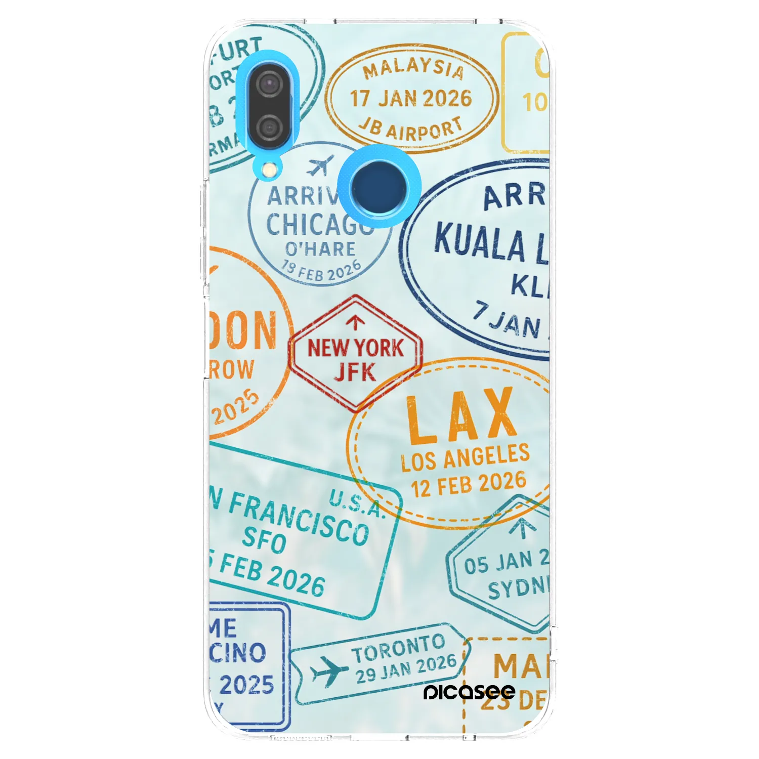 Picasee husă transparentă din silicon pentru Huawei P20 Lite - PASSPORT EDITION