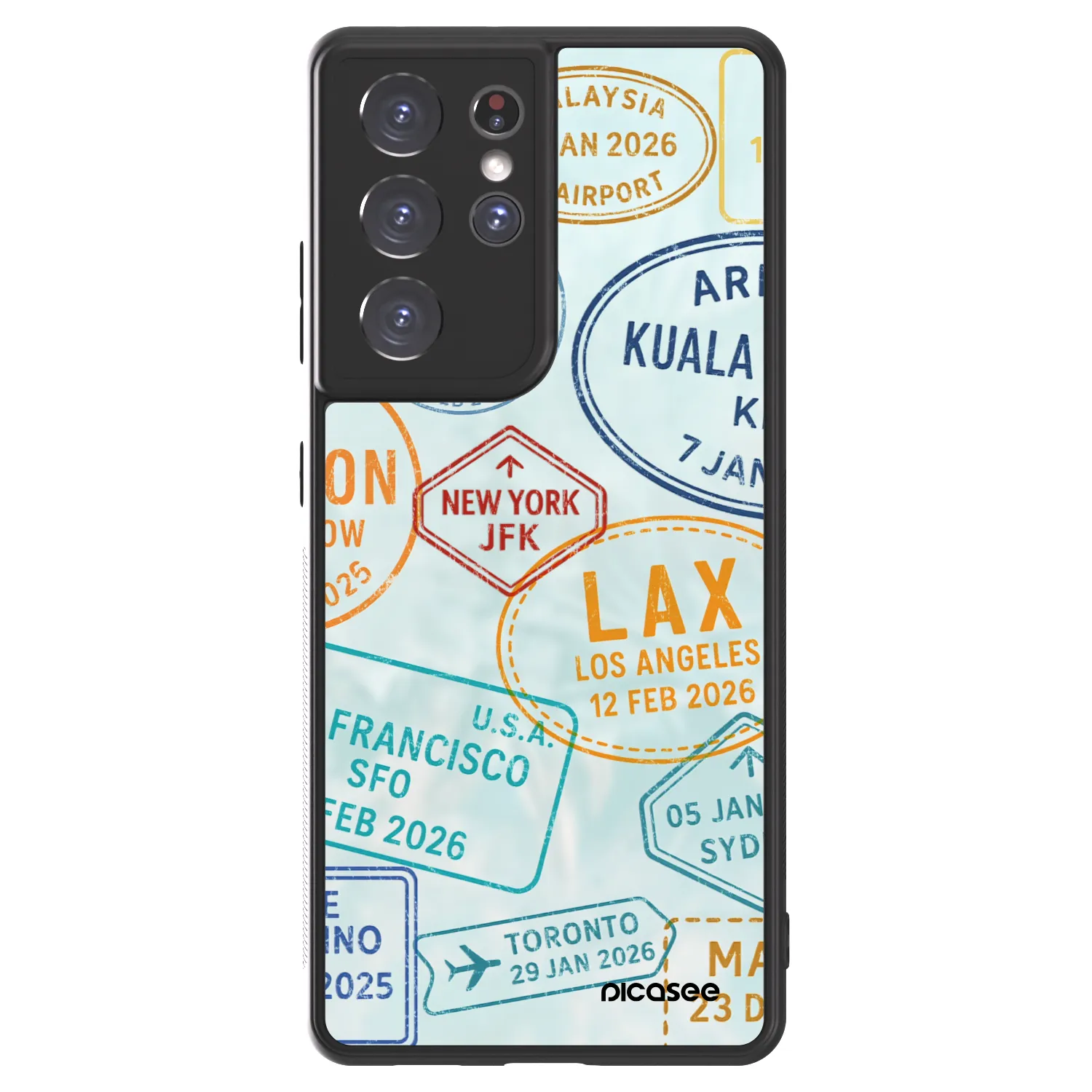 Picasee ULTIMATE CASE pentru Samsung Galaxy S21 Ultra 5G G998B - PASSPORT EDITION