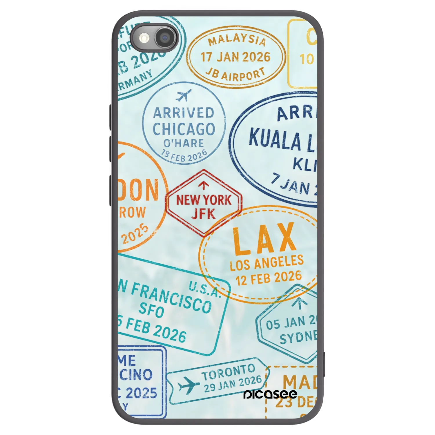 Picasee husă neagră din silicon pentru Xiaomi Mi Note 10 (Pro) - PASSPORT EDITION