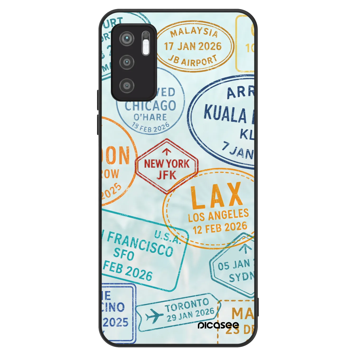 Picasee ULTIMATE CASE pentru Xiaomi Redmi Note 10 5G - PASSPORT EDITION
