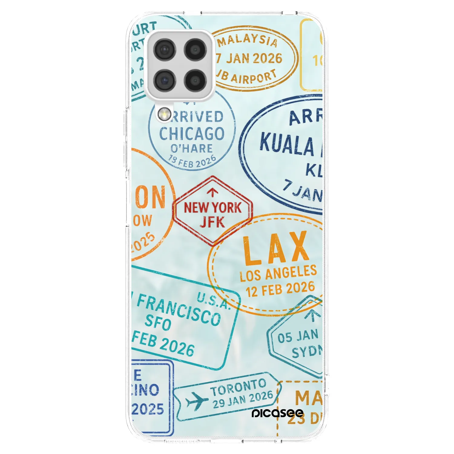 Picasee husă transparentă din silicon pentru Samsung Galaxy A22 A225F 4G - PASSPORT EDITION