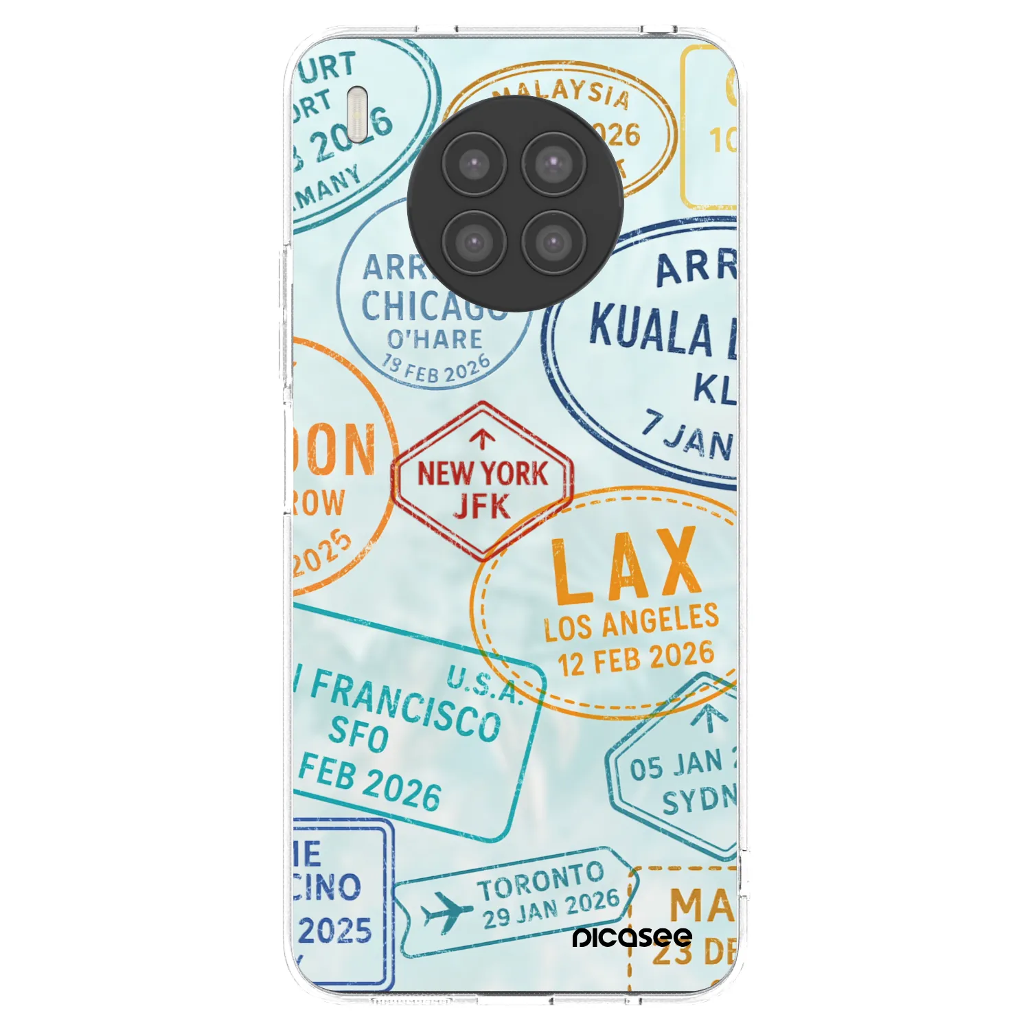 Picasee husă transparentă din silicon pentru Huawei Nova 8i - PASSPORT EDITION
