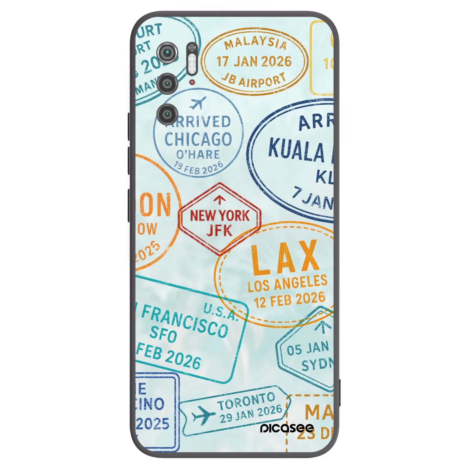 Picasee husă neagră din silicon pentru Xiaomi Poco M3 Pro 5G - PASSPORT EDITION