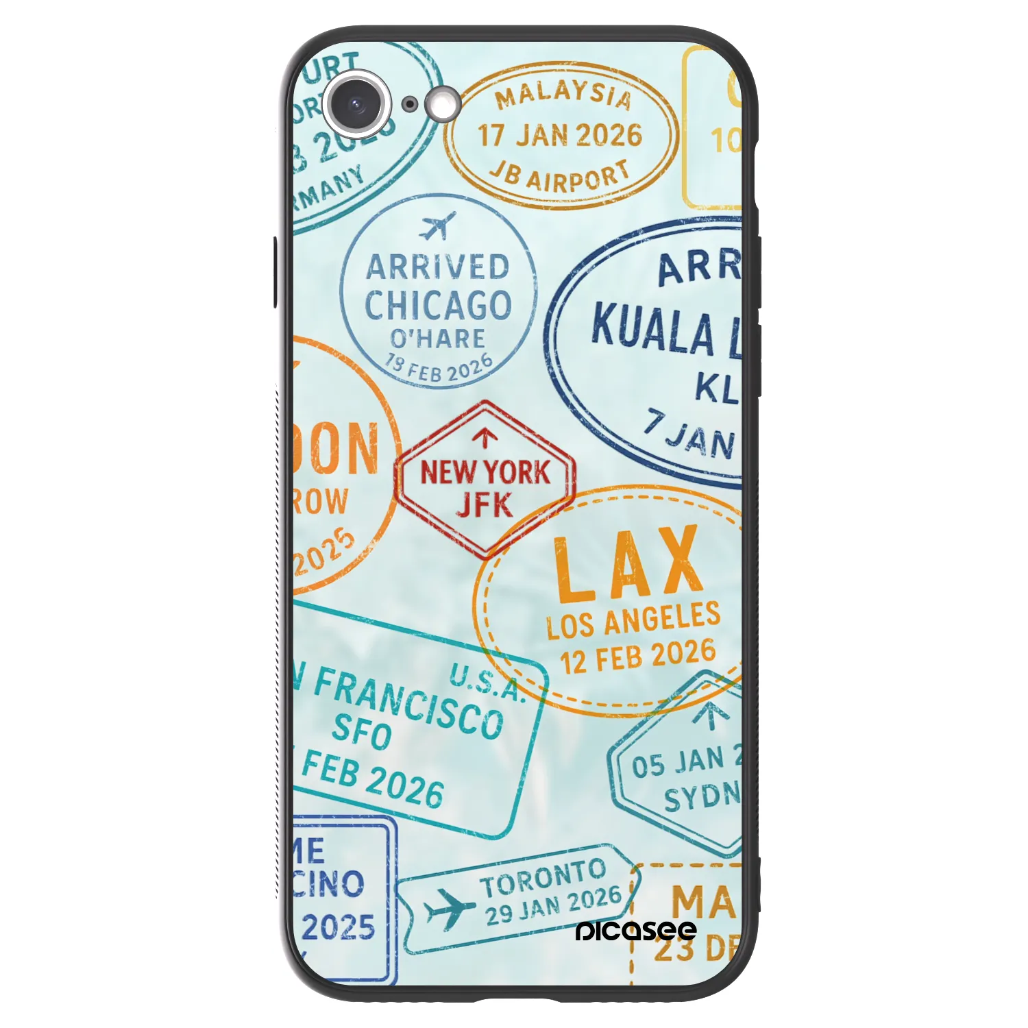 Picasee ULTIMATE CASE pentru Apple iPhone SE 2022 - PASSPORT EDITION