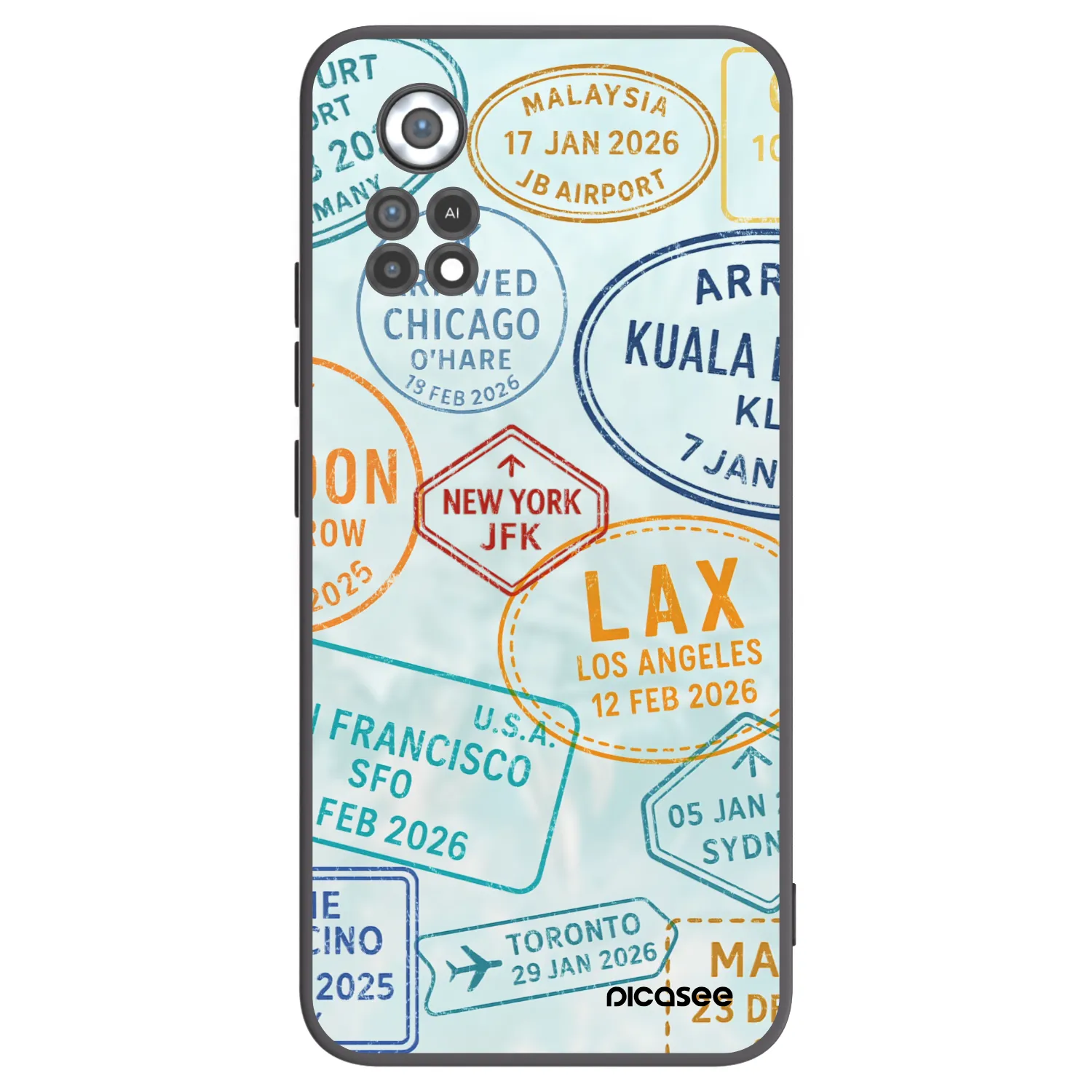 Picasee husă neagră din silicon pentru Xiaomi Poco X4 Pro 5G - PASSPORT EDITION