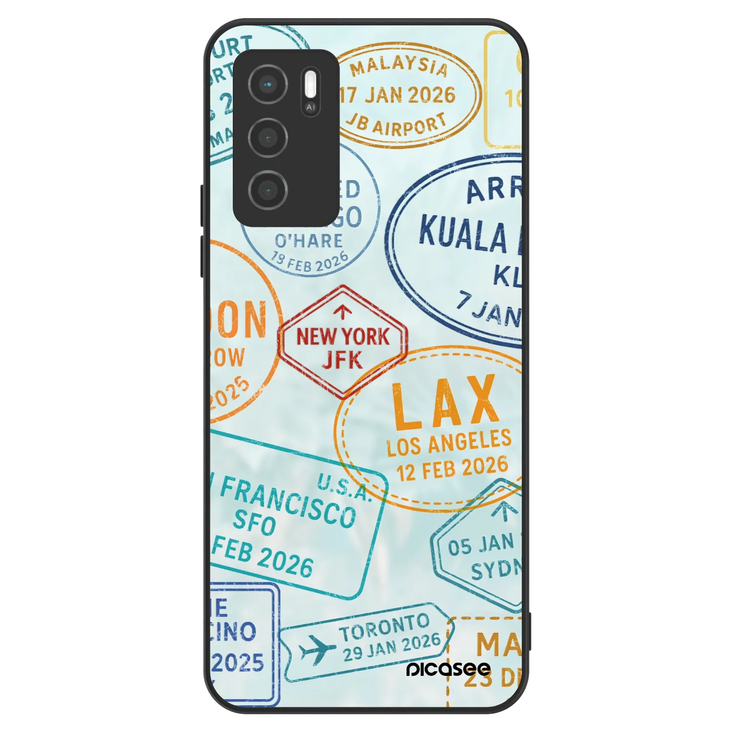 Picasee ULTIMATE CASE pentru OPPO A16s - PASSPORT EDITION