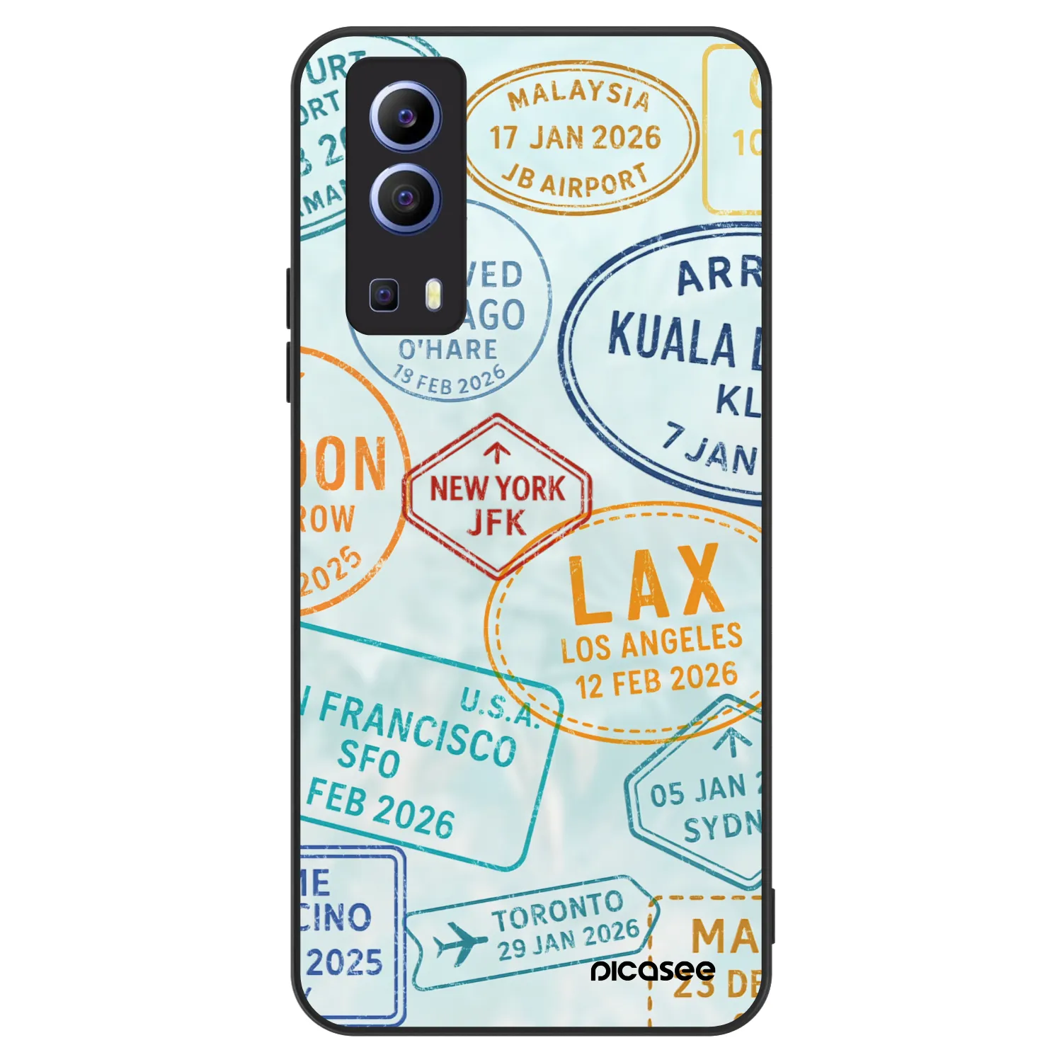 Picasee ULTIMATE CASE pentru Vivo Y52 5G - PASSPORT EDITION