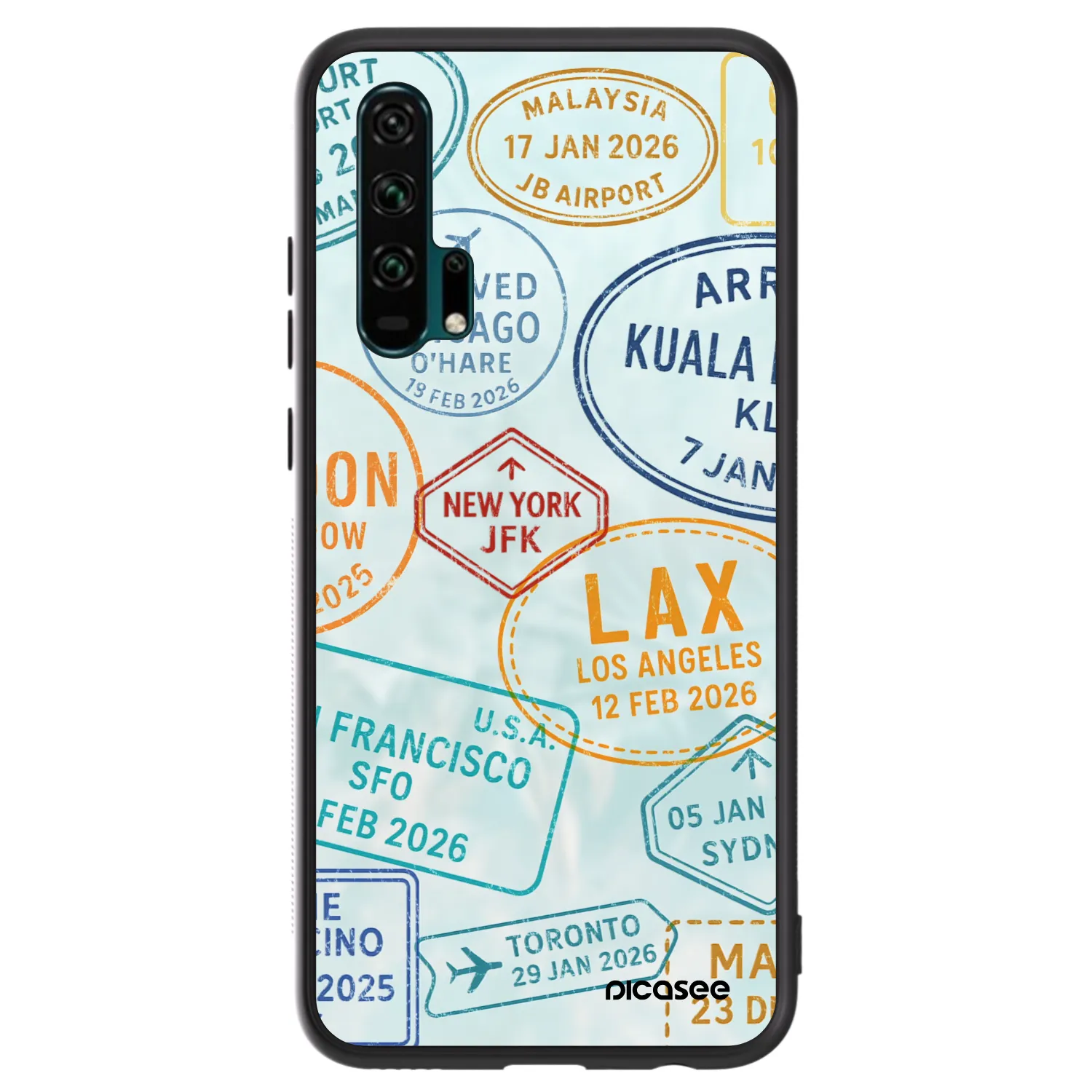 Picasee ULTIMATE CASE pentru Honor 20 Pro - PASSPORT EDITION