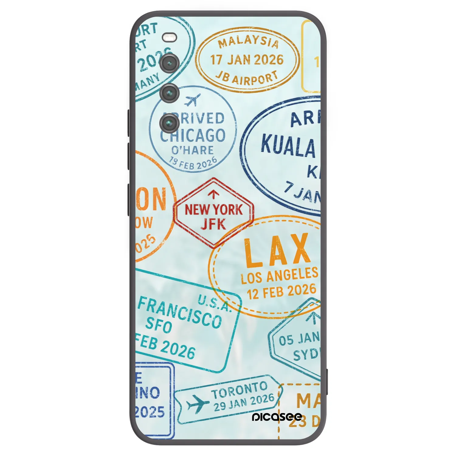 Picasee husă neagră din silicon pentru Sony Xperia 10 IV 5G - PASSPORT EDITION