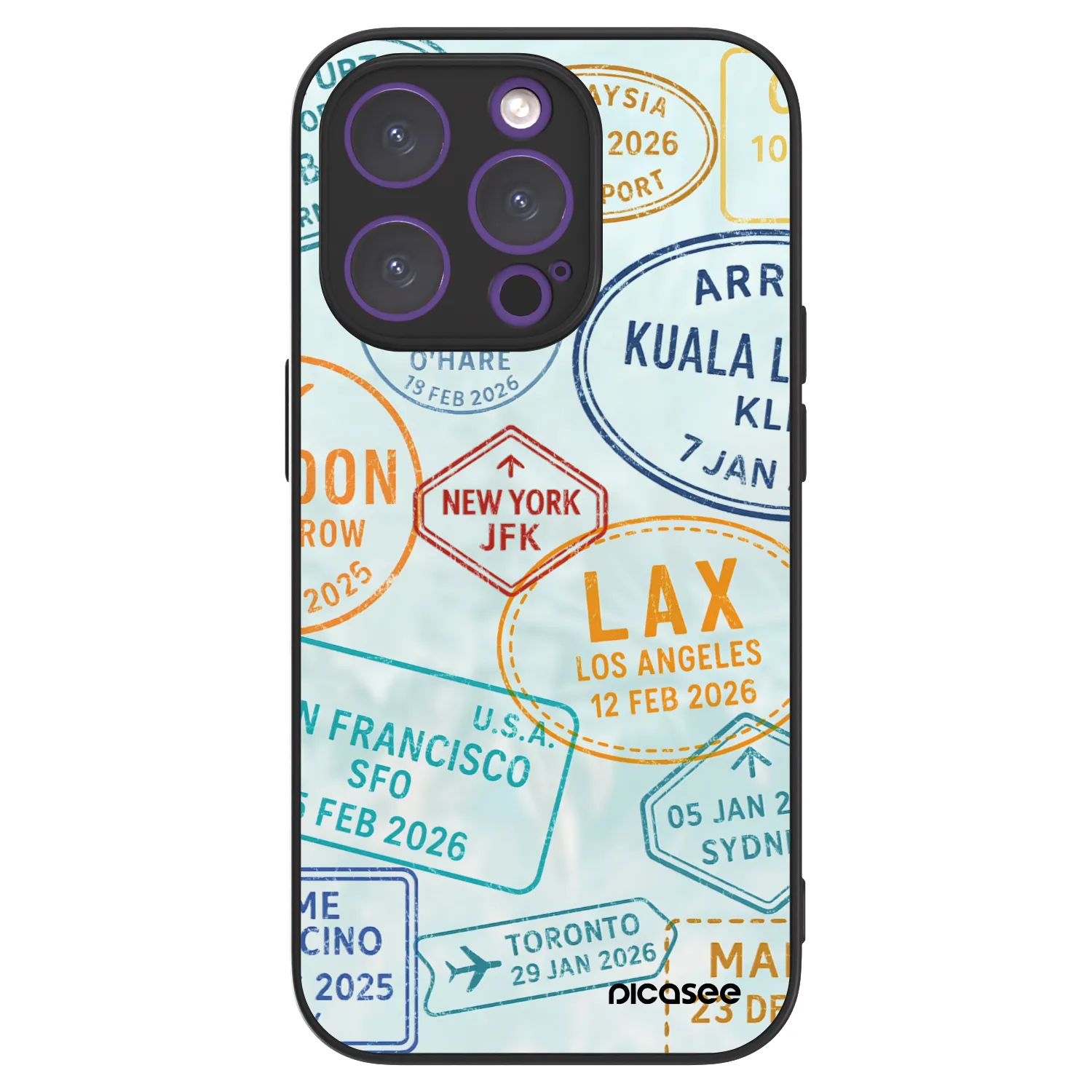 Picasee ULTIMATE CASE pentru Apple iPhone 14 Pro - PASSPORT EDITION
