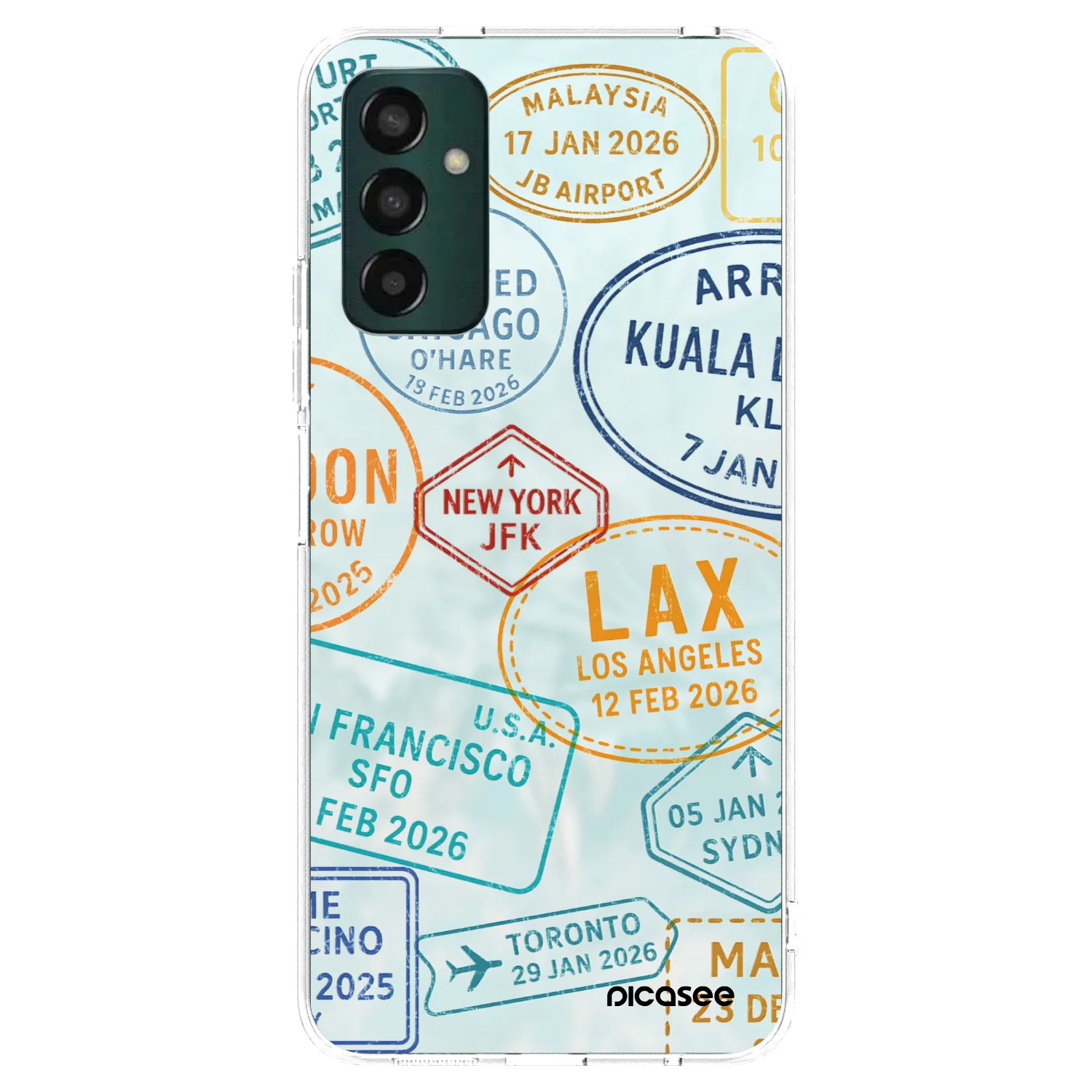Picasee husă transparentă din silicon pentru Samsung Galaxy M13 M135F - PASSPORT EDITION