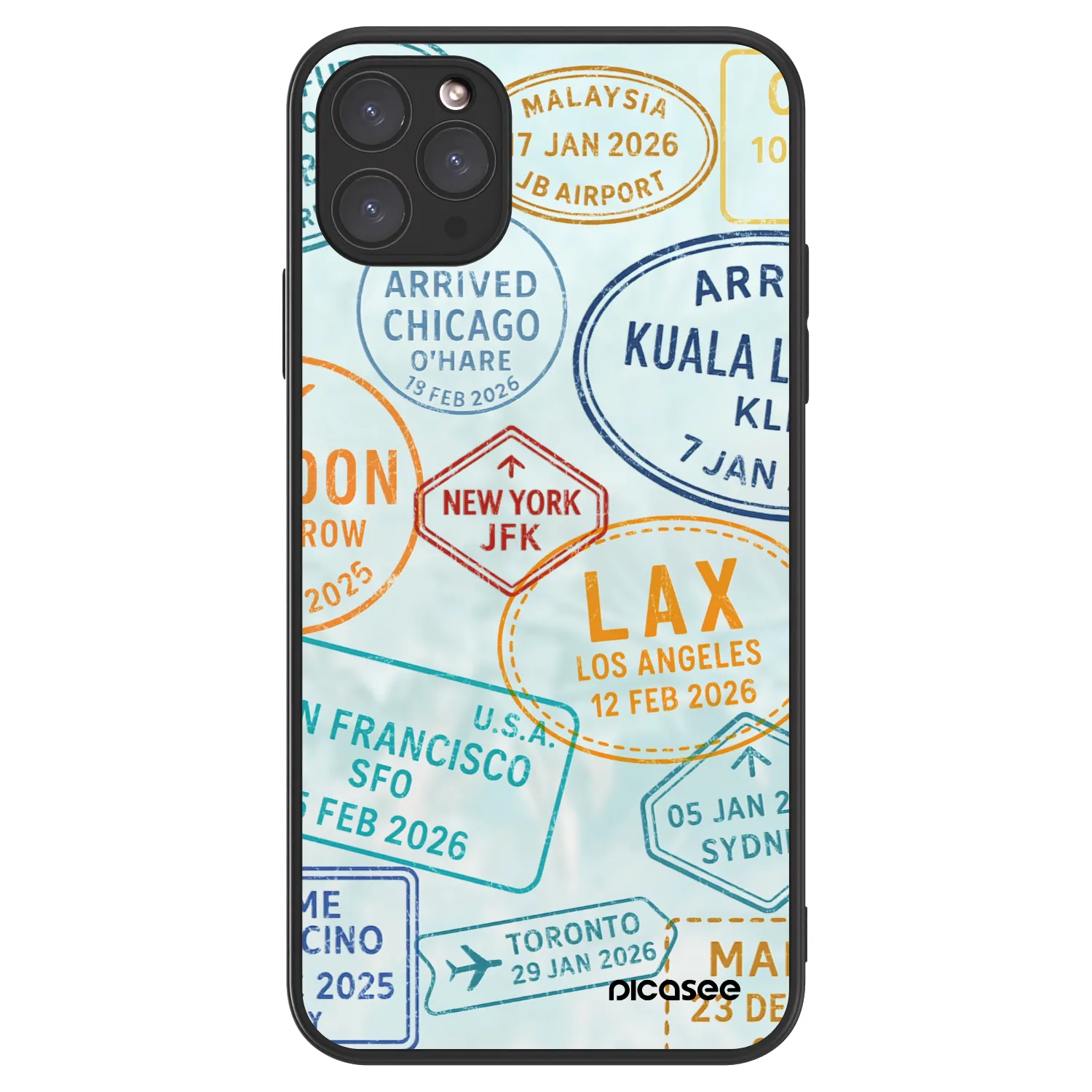 Picasee ULTIMATE CASE MagSafe pentru Apple iPhone 11 Pro Max - PASSPORT EDITION