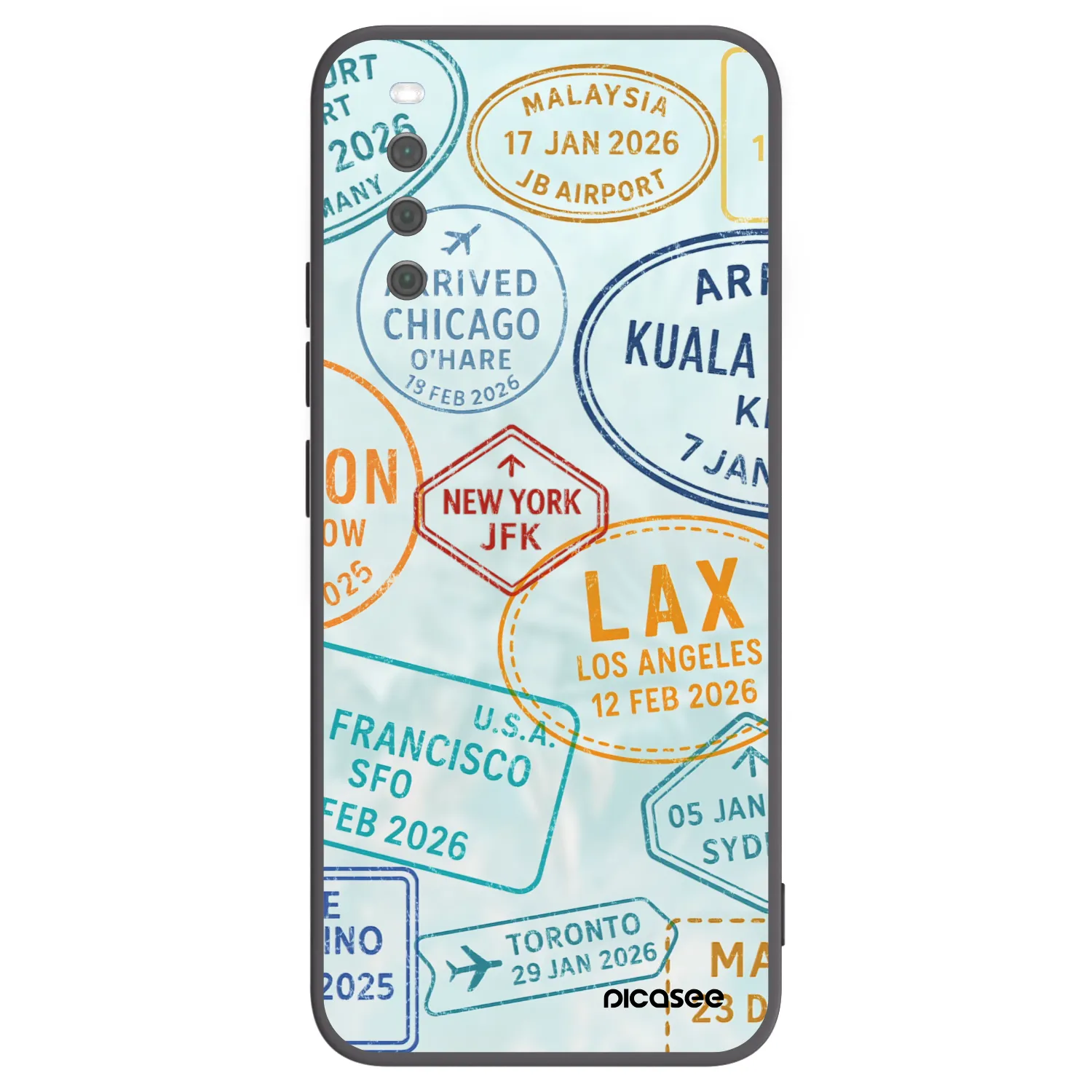 Picasee husă neagră din silicon pentru Sony Xperia 10 III - PASSPORT EDITION