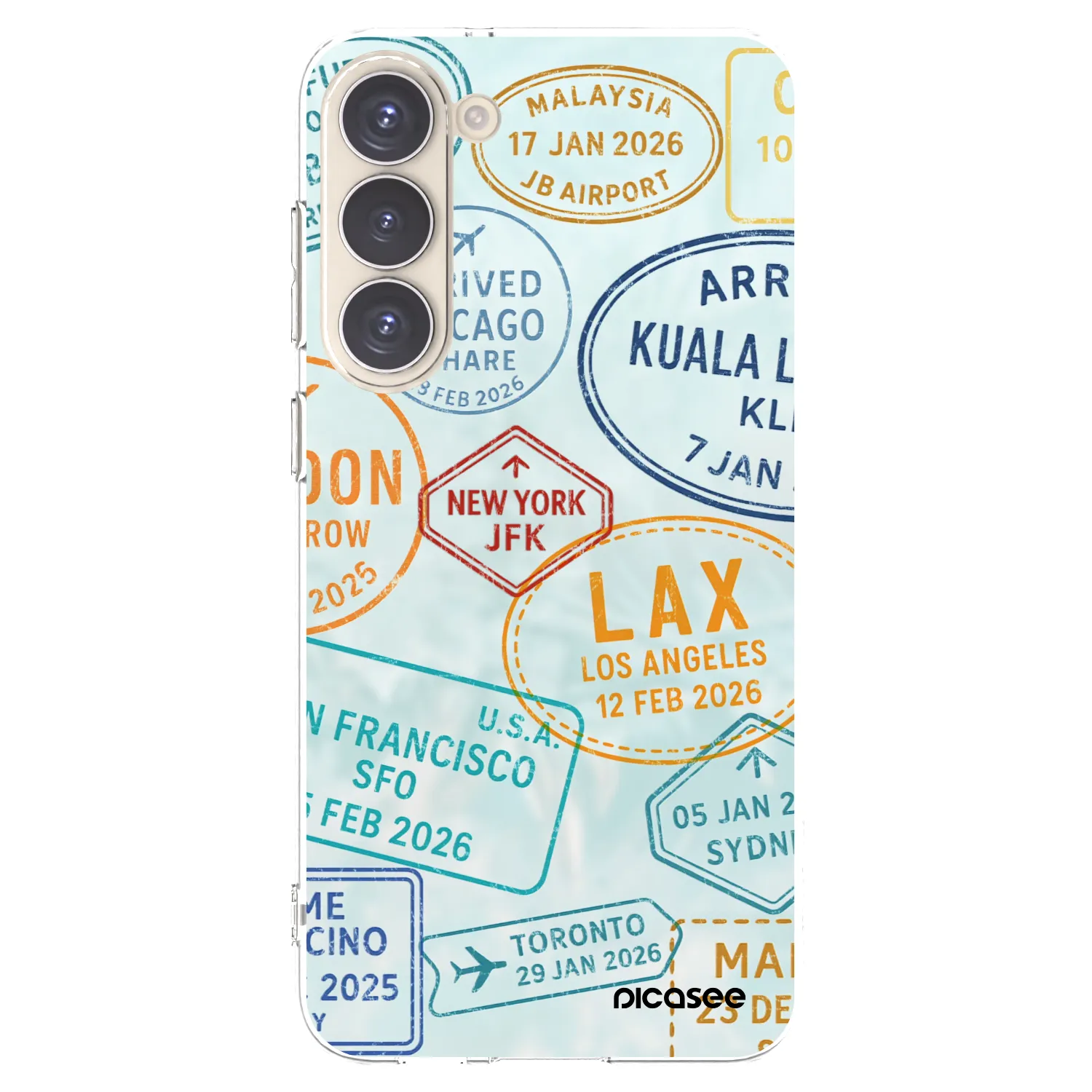 Picasee husă transparentă din silicon pentru Samsung Galaxy S23+ 5G - PASSPORT EDITION