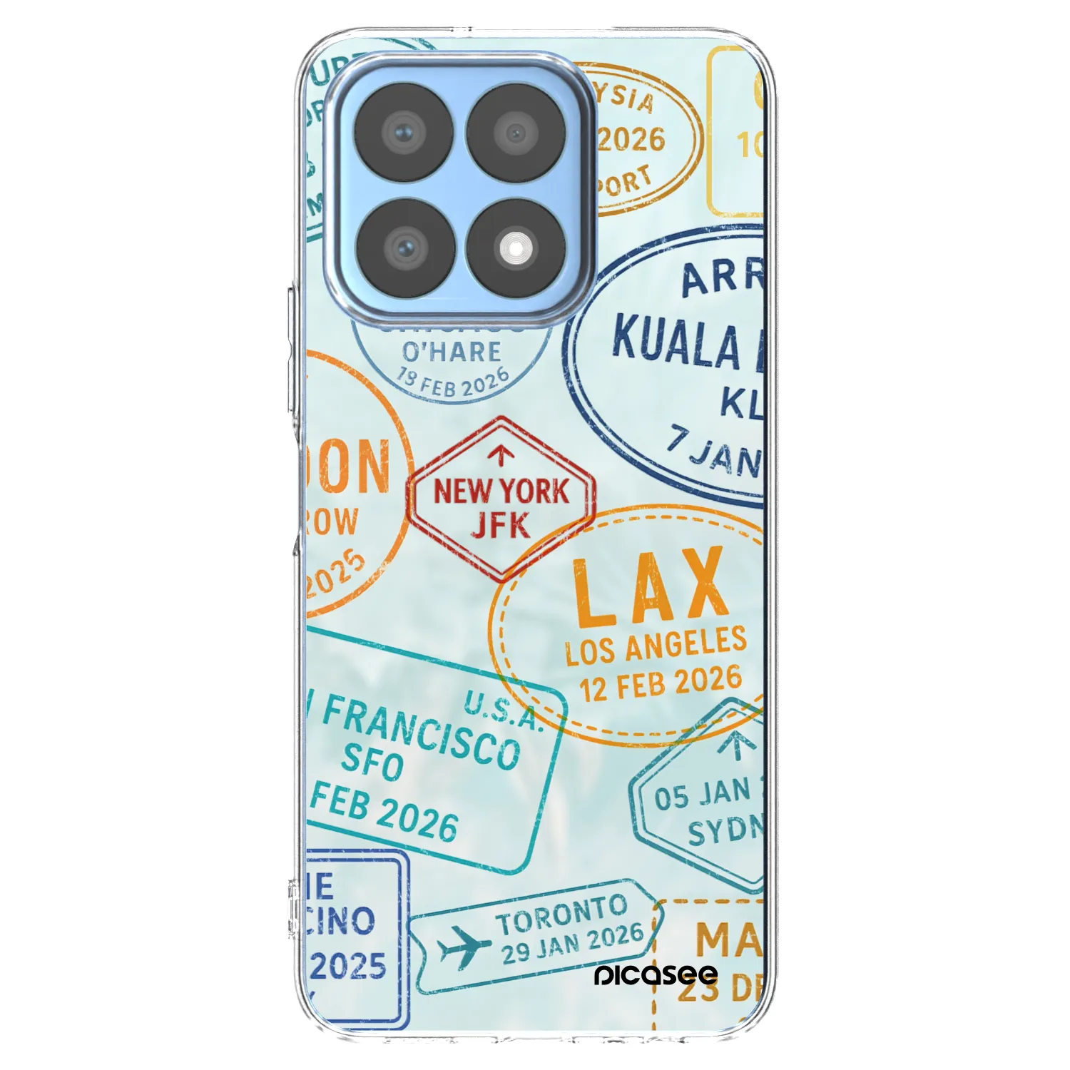 Picasee husă transparentă din silicon pentru Honor X8a - PASSPORT EDITION