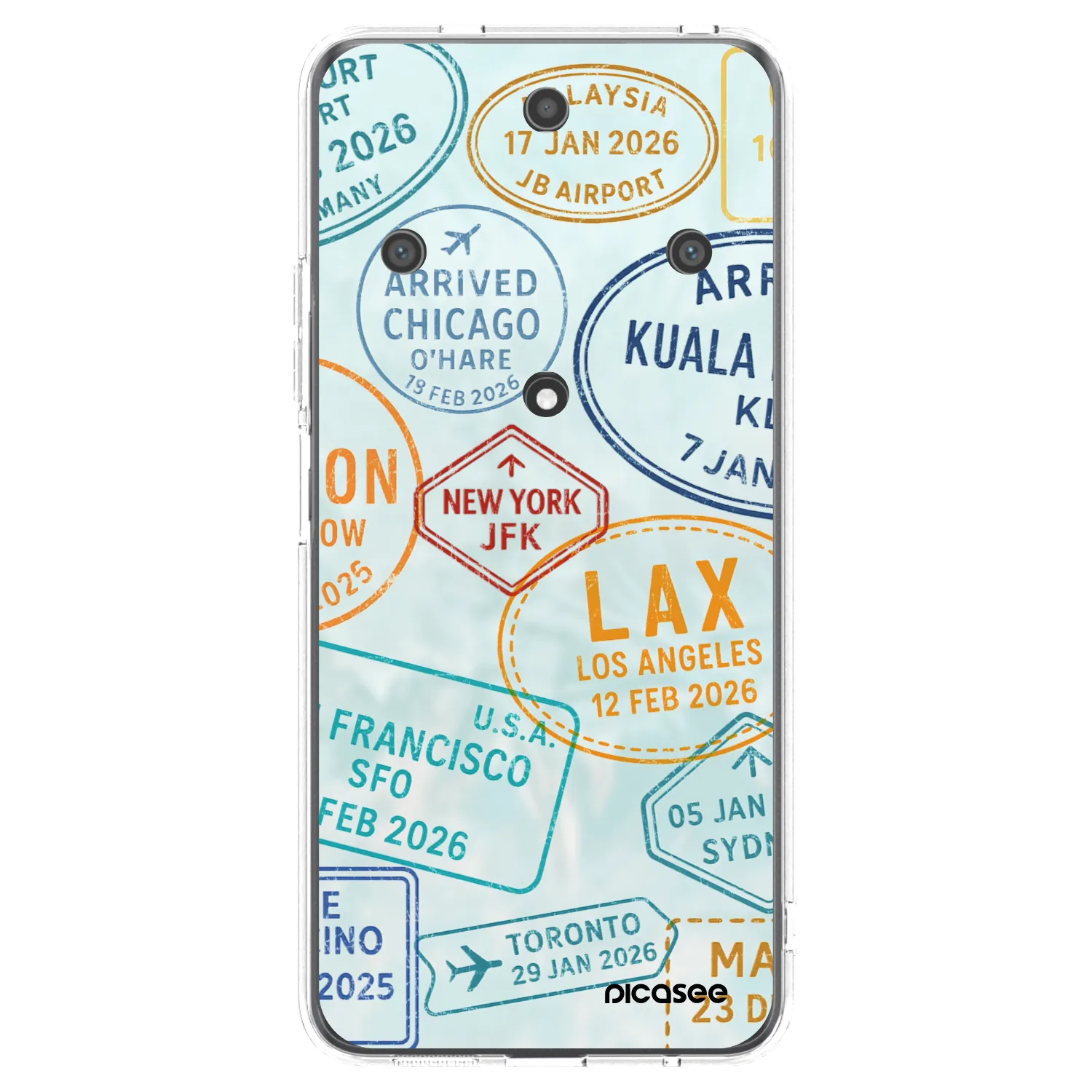 Picasee husă transparentă din silicon pentru Honor Magic5 Lite 5G - PASSPORT EDITION