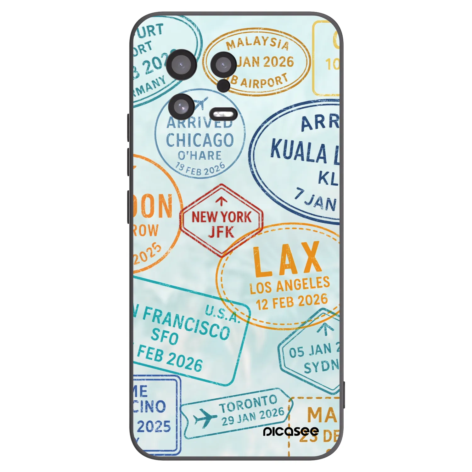 Picasee husă neagră din silicon pentru Xiaomi 13 - PASSPORT EDITION