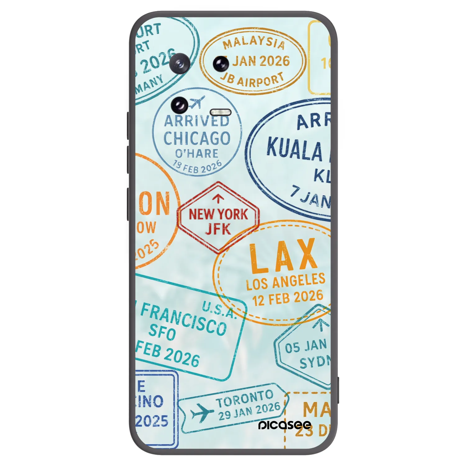 Picasee husă neagră din silicon pentru Xiaomi 13 Pro - PASSPORT EDITION