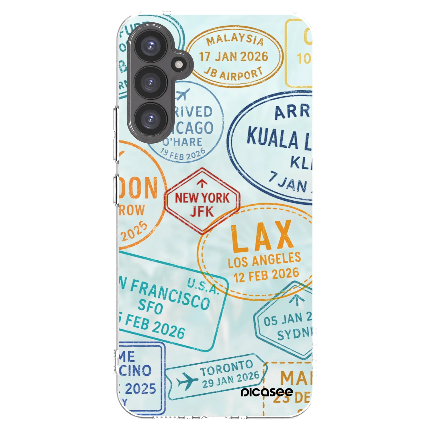 Picasee husă transparentă din silicon pentru Samsung Galaxy A34 5G A346B - PASSPORT EDITION