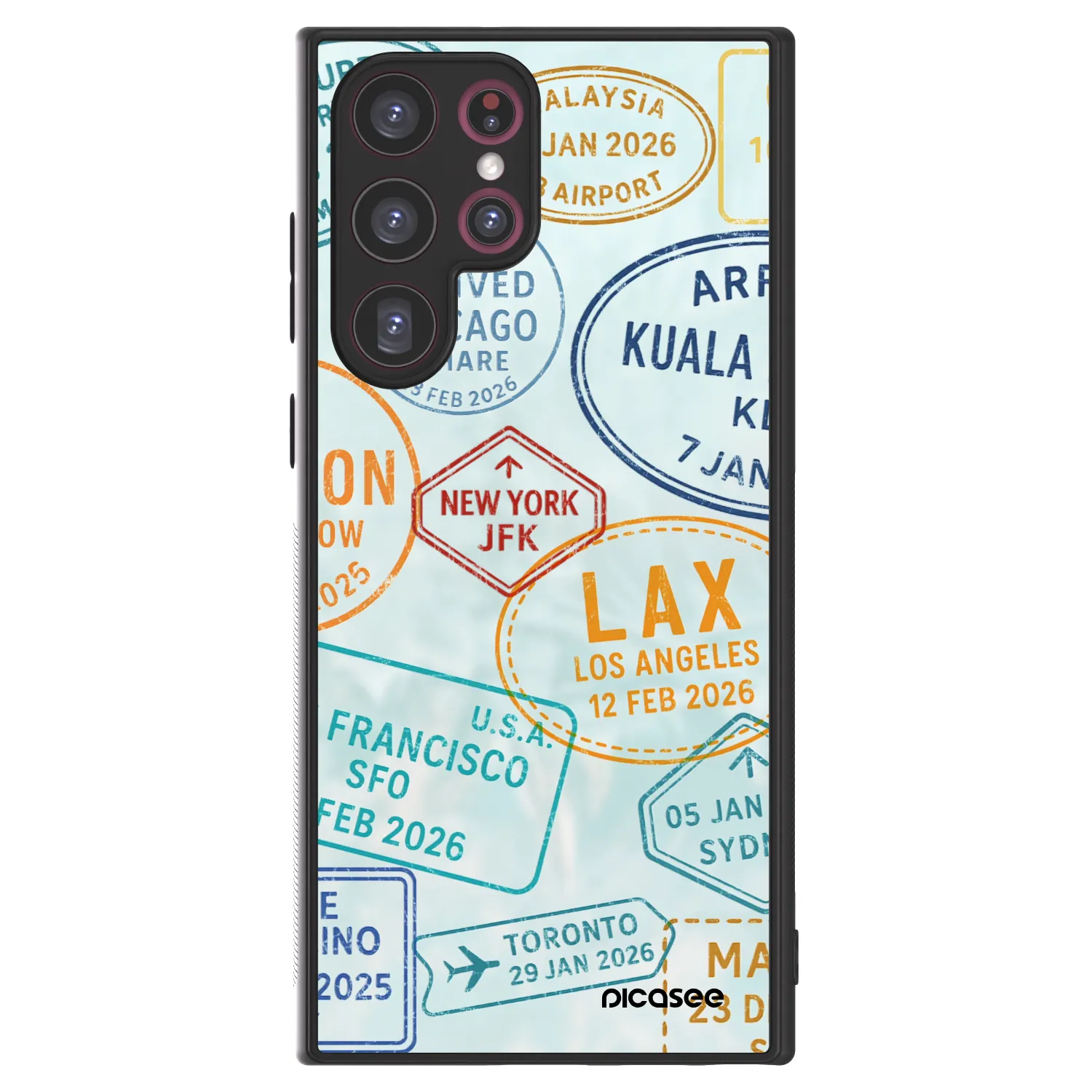 Picasee ULTIMATE CASE PowerShare pentru Samsung Galaxy S22 Ultra 5G - PASSPORT EDITION