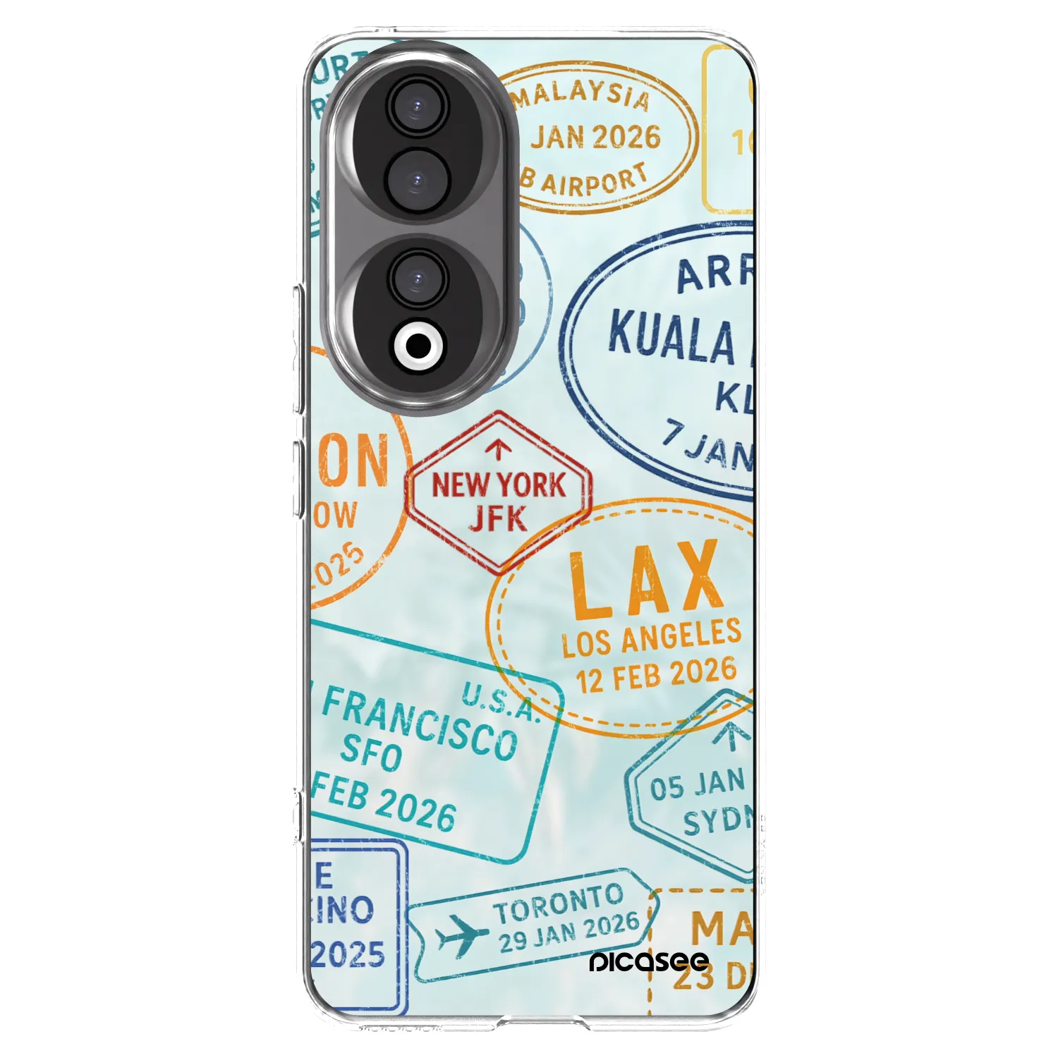 Picasee husă transparentă din silicon pentru Honor 90 5G - PASSPORT EDITION