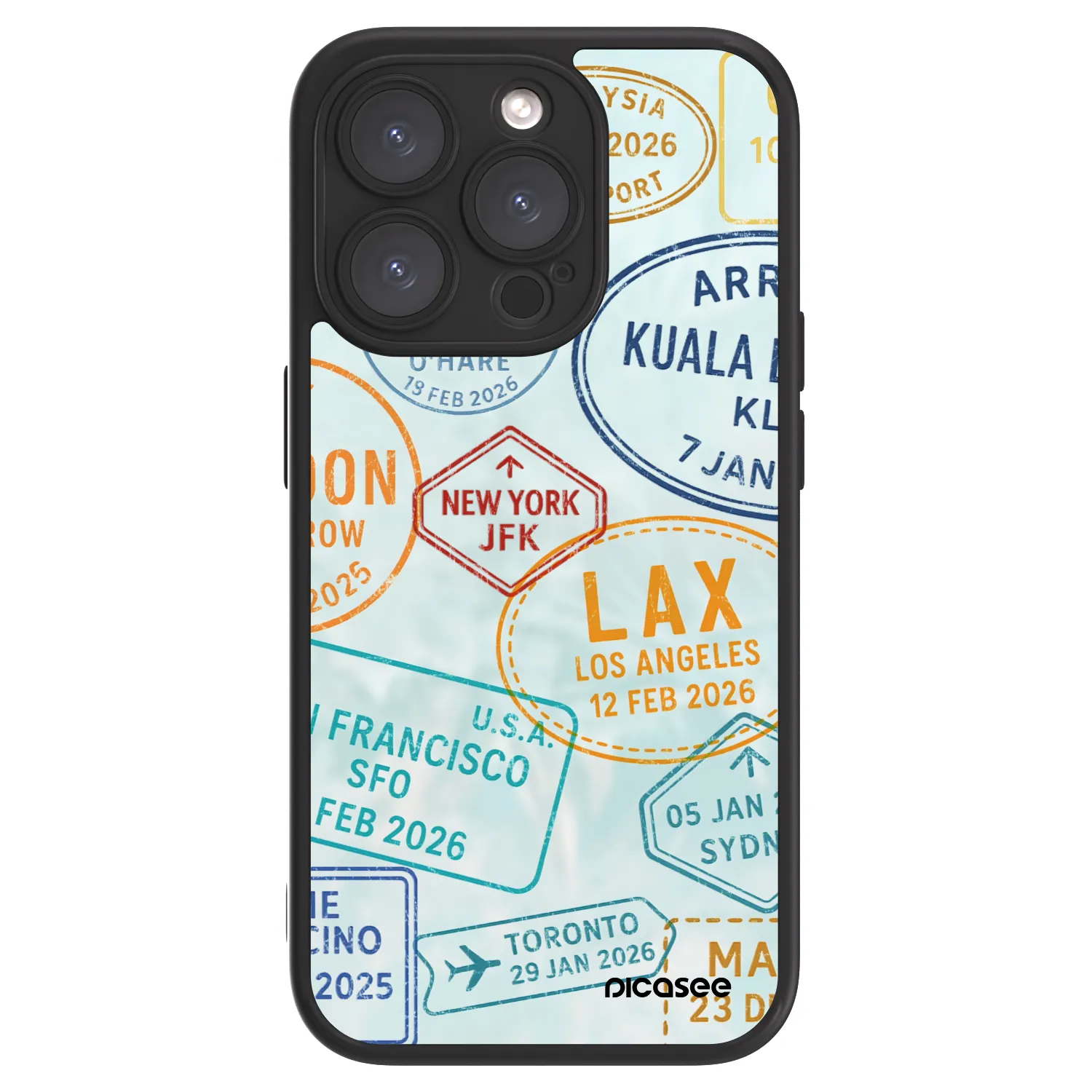 Picasee ULTIMATE CASE MagSafe pentru Apple iPhone 15 Pro - PASSPORT EDITION