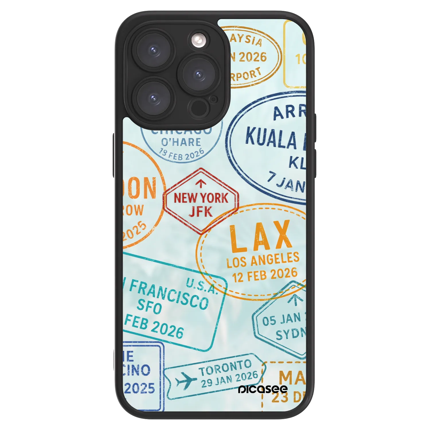 Picasee ULTIMATE CASE pentru Apple iPhone 15 Pro Max - PASSPORT EDITION