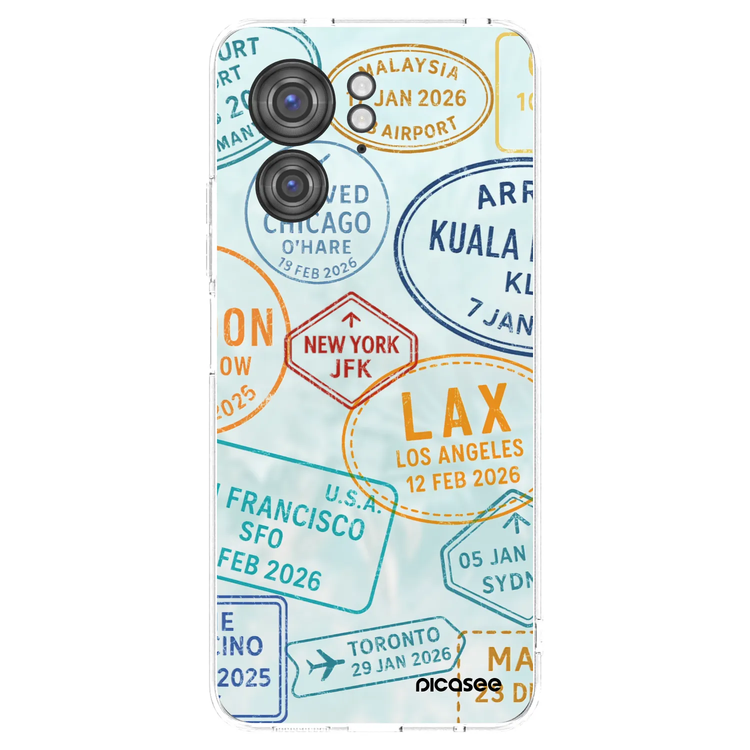 Picasee husă transparentă din silicon pentru Motorola Edge 40 - PASSPORT EDITION