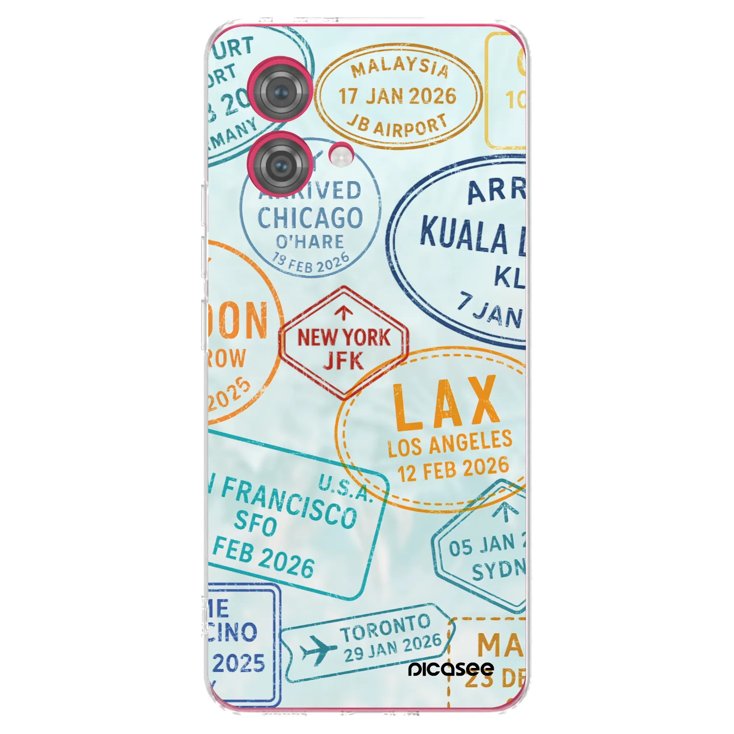 Picasee husă transparentă din silicon pentru Motorola Moto G84 5G - PASSPORT EDITION
